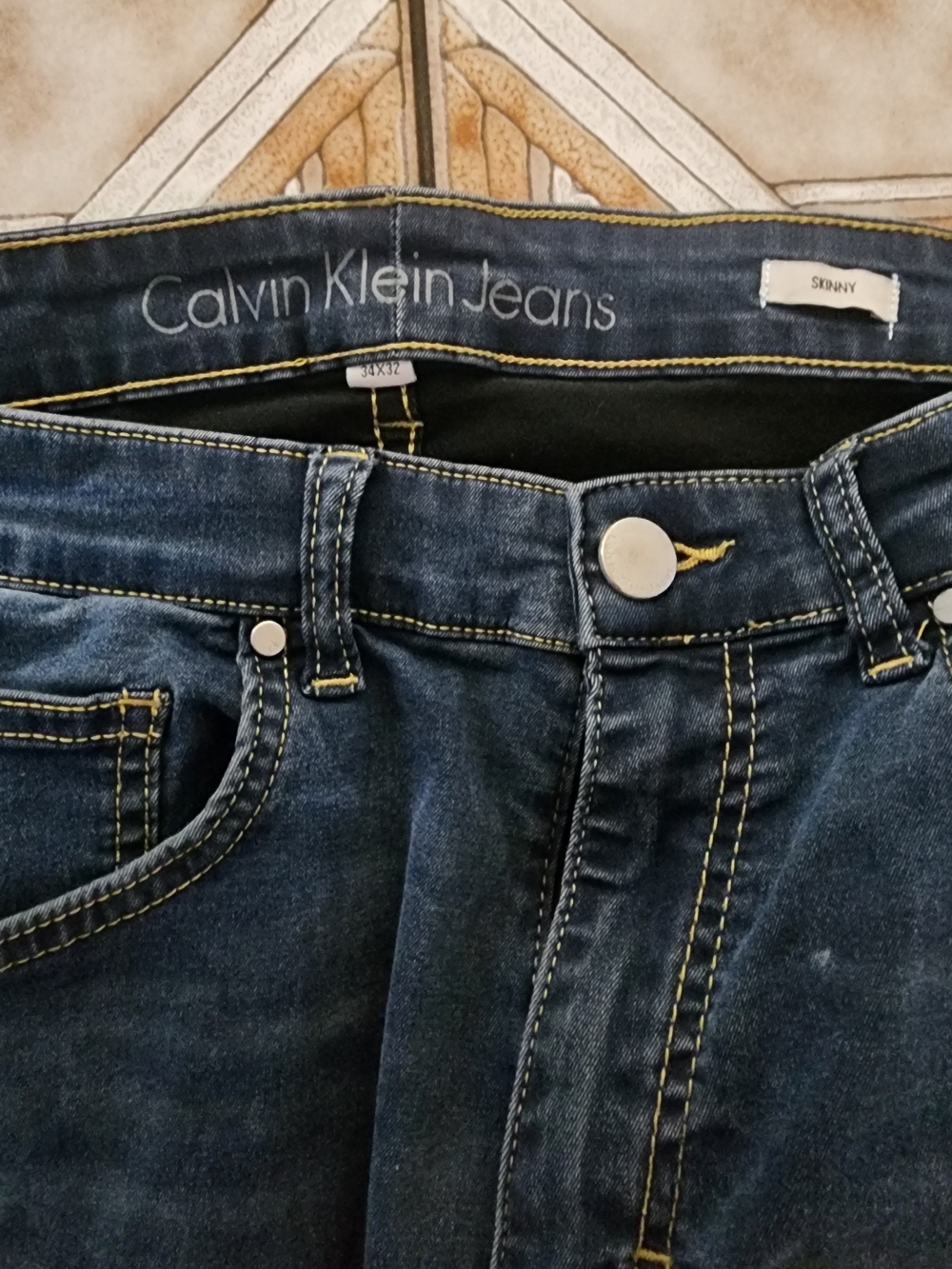 Lot Of 4 Mens Jeans Size 34 X 32 Levis, Kenneth Cole Nickel & Iron Calvin Klein - Picture 13 of 16